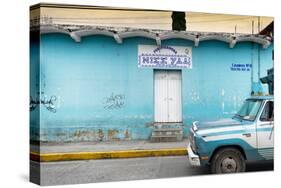 ¡Viva Mexico! Collection - Blue Truck-Philippe Hugonnard-Stretched Canvas