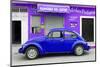 ¡Viva Mexico! Collection - Blue Volkswagen Beetle Car-Philippe Hugonnard-Mounted Photographic Print