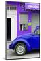 ¡Viva Mexico! Collection - Blue VW Beetle Car-Philippe Hugonnard-Mounted Photographic Print