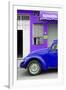 ¡Viva Mexico! Collection - Blue VW Beetle Car-Philippe Hugonnard-Framed Photographic Print