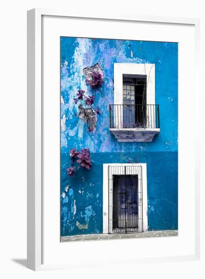 ¡Viva Mexico! Collection - Blue Wall-Philippe Hugonnard-Framed Photographic Print