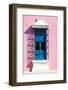 ¡Viva Mexico! Collection - Blue Window and Pink Wall in Campeche-Philippe Hugonnard-Framed Photographic Print