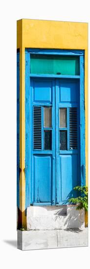 ¡Viva Mexico! Collection - Blue Window and Yellow Wall-Philippe Hugonnard-Stretched Canvas