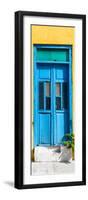 ¡Viva Mexico! Collection - Blue Window and Yellow Wall-Philippe Hugonnard-Framed Photographic Print