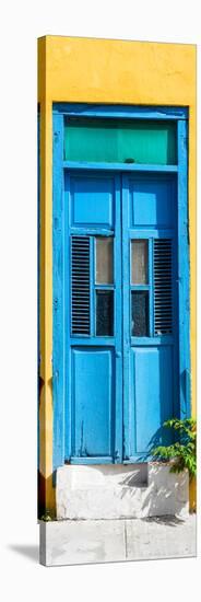 ¡Viva Mexico! Collection - Blue Window and Yellow Wall-Philippe Hugonnard-Stretched Canvas