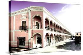 ¡Viva Mexico! Collection - Campeche Architecture III-Philippe Hugonnard-Stretched Canvas