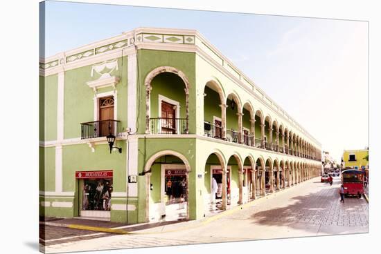 ¡Viva Mexico! Collection - Campeche Architecture V-Philippe Hugonnard-Stretched Canvas