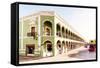 ¡Viva Mexico! Collection - Campeche Architecture V-Philippe Hugonnard-Framed Stretched Canvas