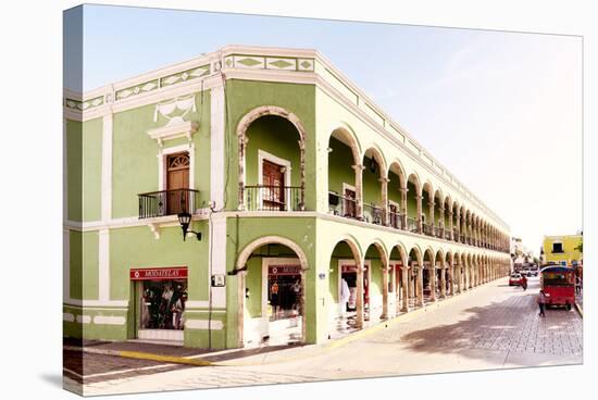 ¡Viva Mexico! Collection - Campeche Architecture V-Philippe Hugonnard-Stretched Canvas