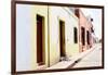 ¡Viva Mexico! Collection - Campeche Colorful Street II-Philippe Hugonnard-Framed Photographic Print