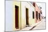 ¡Viva Mexico! Collection - Campeche Colorful Street II-Philippe Hugonnard-Mounted Photographic Print