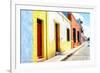 ¡Viva Mexico! Collection - Campeche Colorful Street-Philippe Hugonnard-Framed Photographic Print