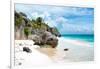 ¡Viva Mexico! Collection - Caribbean Beach II-Philippe Hugonnard-Framed Photographic Print
