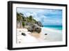 ¡Viva Mexico! Collection - Caribbean Beach II-Philippe Hugonnard-Framed Photographic Print