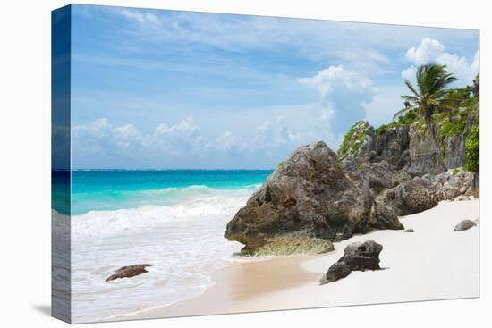 ¡Viva Mexico! Collection - Caribbean Beach-Philippe Hugonnard-Stretched Canvas