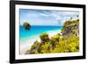 ¡Viva Mexico! Collection - Caribbean Coastline in Tulum II-Philippe Hugonnard-Framed Photographic Print