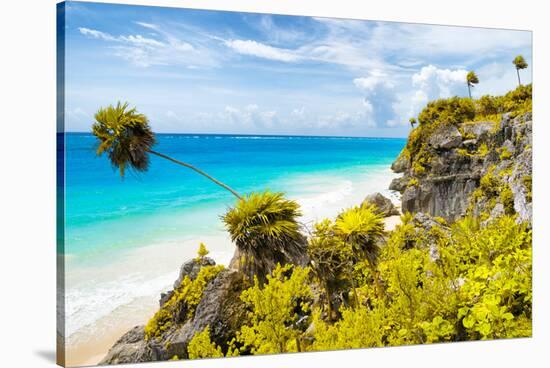 ¡Viva Mexico! Collection - Caribbean Coastline in Tulum II-Philippe Hugonnard-Stretched Canvas