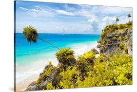 ¡Viva Mexico! Collection - Caribbean Coastline in Tulum II-Philippe Hugonnard-Stretched Canvas