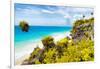 ¡Viva Mexico! Collection - Caribbean Coastline in Tulum II-Philippe Hugonnard-Framed Photographic Print