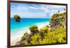 ¡Viva Mexico! Collection - Caribbean Coastline in Tulum II-Philippe Hugonnard-Framed Photographic Print