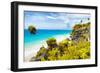 ¡Viva Mexico! Collection - Caribbean Coastline in Tulum II-Philippe Hugonnard-Framed Photographic Print