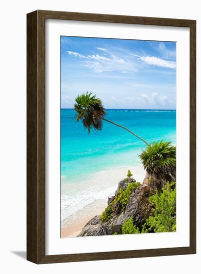 ?Viva Mexico! Collection - Caribbean Coastline in Tulum III-Philippe Hugonnard-Framed Photographic Print