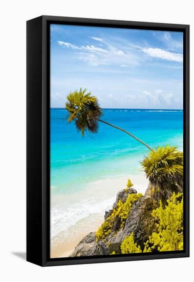¡Viva Mexico! Collection - Caribbean Coastline in Tulum IV-Philippe Hugonnard-Framed Stretched Canvas