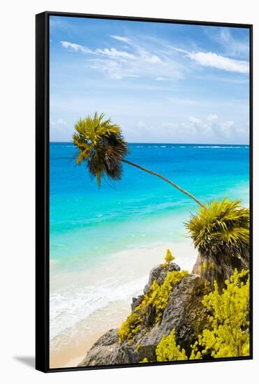 ¡Viva Mexico! Collection - Caribbean Coastline in Tulum IV-Philippe Hugonnard-Framed Stretched Canvas