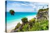 ¡Viva Mexico! Collection - Caribbean Coastline in Tulum-Philippe Hugonnard-Stretched Canvas