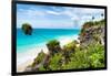 ¡Viva Mexico! Collection - Caribbean Coastline in Tulum-Philippe Hugonnard-Framed Photographic Print