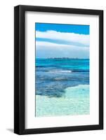 ¡Viva Mexico! Collection - Caribbean Coastline overlooking Cancun II-Philippe Hugonnard-Framed Photographic Print