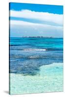 ¡Viva Mexico! Collection - Caribbean Coastline overlooking Cancun II-Philippe Hugonnard-Stretched Canvas