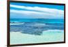 ¡Viva Mexico! Collection - Caribbean Coastline overlooking Cancun-Philippe Hugonnard-Framed Photographic Print