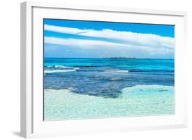 ¡Viva Mexico! Collection - Caribbean Coastline overlooking Cancun-Philippe Hugonnard-Framed Photographic Print