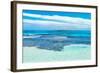 ¡Viva Mexico! Collection - Caribbean Coastline overlooking Cancun-Philippe Hugonnard-Framed Photographic Print