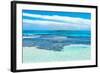 ¡Viva Mexico! Collection - Caribbean Coastline overlooking Cancun-Philippe Hugonnard-Framed Photographic Print