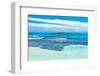 ¡Viva Mexico! Collection - Caribbean Coastline overlooking Cancun-Philippe Hugonnard-Framed Photographic Print