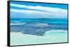 ¡Viva Mexico! Collection - Caribbean Coastline overlooking Cancun-Philippe Hugonnard-Framed Stretched Canvas