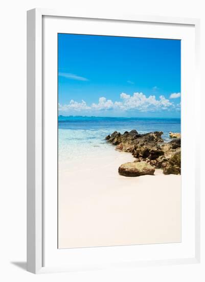 ?Viva Mexico! Collection - Caribbean Sea II - Isla Mujeres-Philippe Hugonnard-Framed Photographic Print