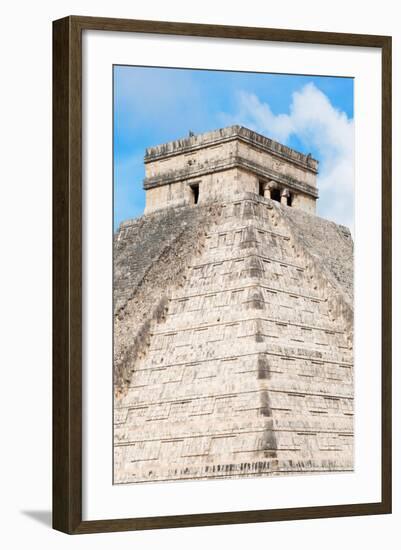 ¡Viva Mexico! Collection - Chichen Itza Pyramid II-Philippe Hugonnard-Framed Photographic Print