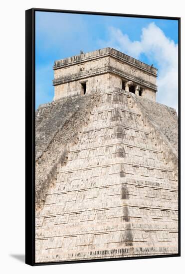 ¡Viva Mexico! Collection - Chichen Itza Pyramid II-Philippe Hugonnard-Framed Stretched Canvas