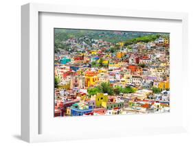 ¡Viva Mexico! Collection - Cityscape of Guanajuato II-Philippe Hugonnard-Framed Photographic Print