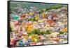 ¡Viva Mexico! Collection - Cityscape of Guanajuato II-Philippe Hugonnard-Framed Stretched Canvas