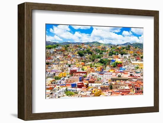 ¡Viva Mexico! Collection - Cityscape of Guanajuato-Philippe Hugonnard-Framed Photographic Print