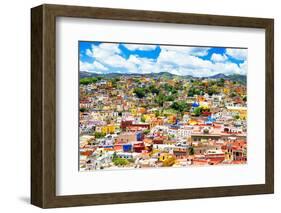 ¡Viva Mexico! Collection - Cityscape of Guanajuato-Philippe Hugonnard-Framed Photographic Print