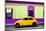 ¡Viva Mexico! Collection - Classic Yellow VW Beetle Car and Colorful Wall-Philippe Hugonnard-Mounted Photographic Print