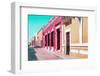 ¡Viva Mexico! Collection - Color Street in Campeche III-Philippe Hugonnard-Framed Photographic Print