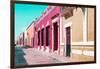 ¡Viva Mexico! Collection - Color Street in Campeche III-Philippe Hugonnard-Framed Photographic Print