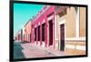 ¡Viva Mexico! Collection - Color Street in Campeche III-Philippe Hugonnard-Framed Photographic Print