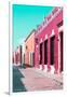 ¡Viva Mexico! Collection - Color Street in Campeche VII-Philippe Hugonnard-Framed Photographic Print